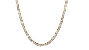 3.00 ct. t.w. Diamond Tennis Necklace in 18kt Gold Over Sterling