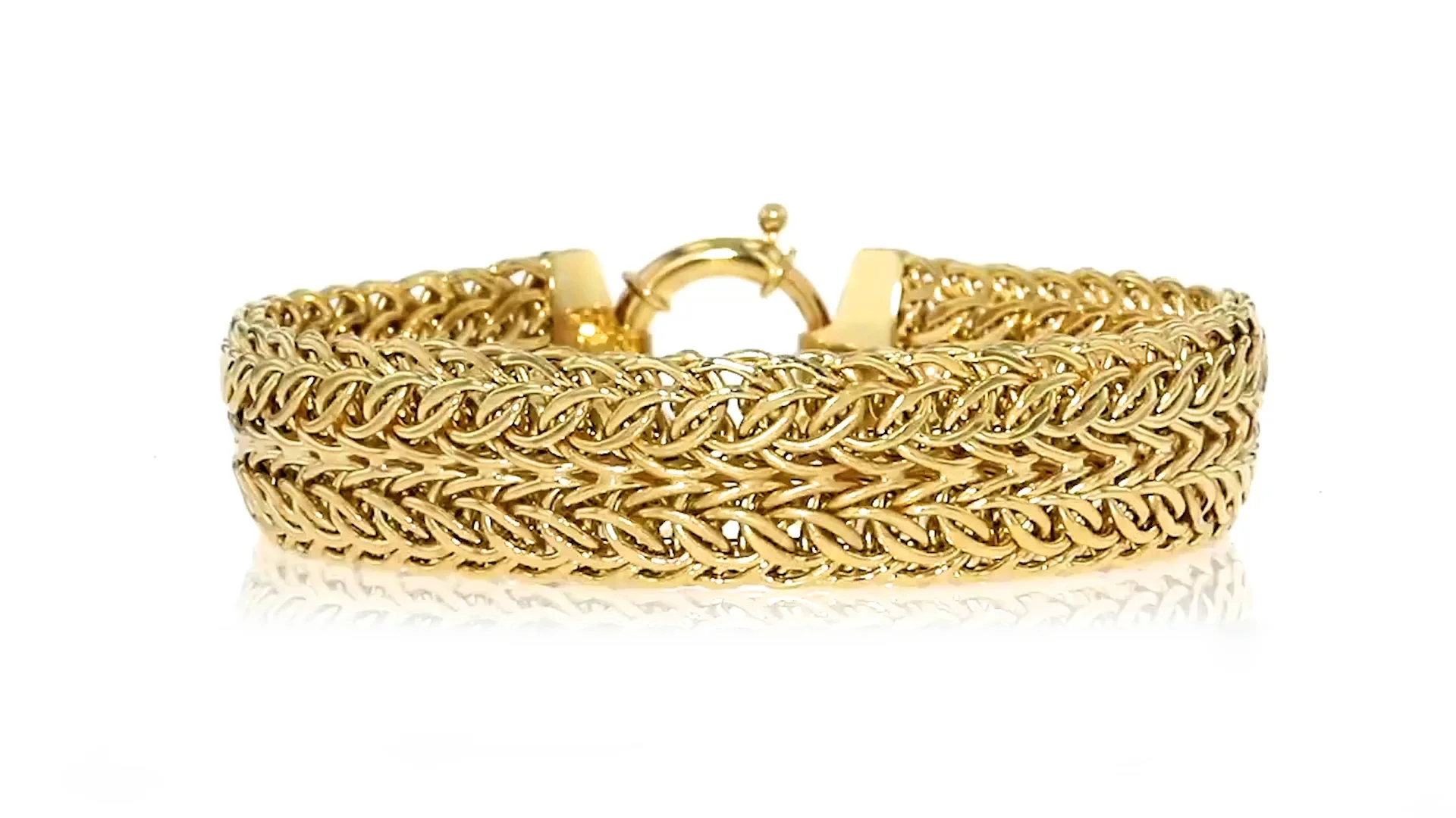 14kt Yellow Gold Sedusa-Link Bracelet