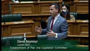 David Seymour's Pae Ora speech