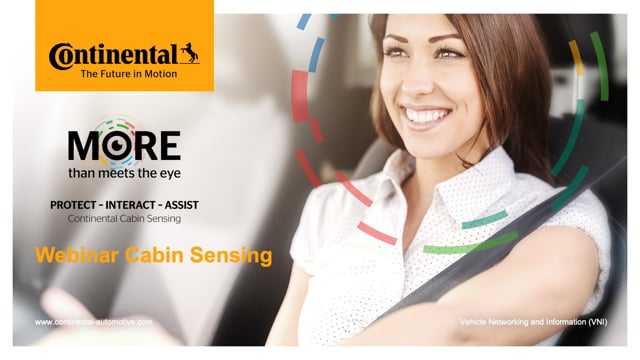 Integrated cabin sensing for increased safety and driving comfort