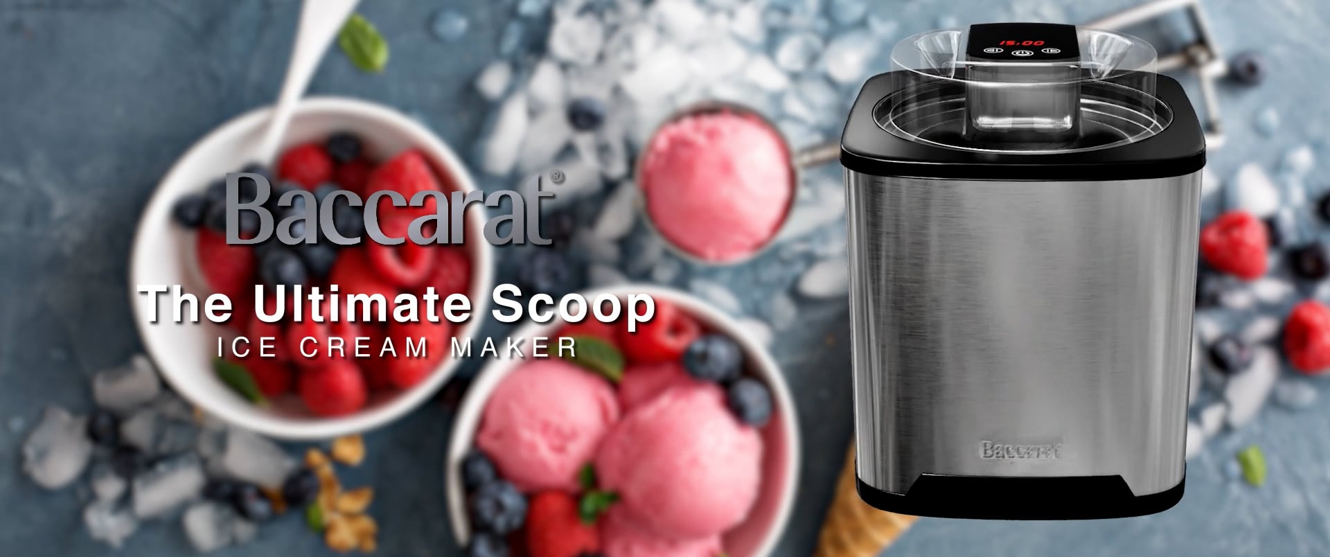 Baccarat Electrical The Ultimate Scoop Ice Cream Maker on Vimeo