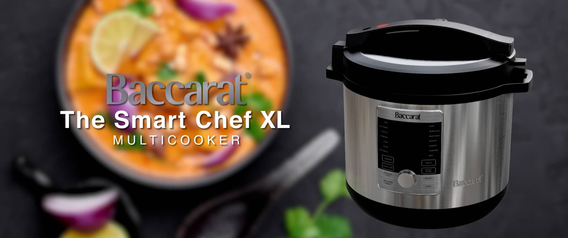Baccarat Electrical The Smart Chef XL 8L Multicooker on Vimeo