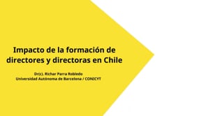 Impacto de la formación de directores en Chile