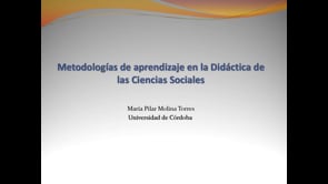 Metodologías de aprendizaje en la Didáctica de las Ciencias Sociales.