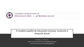 El modelo español de educación inclusiva: evolución y situación actual