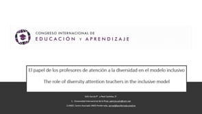 El papel del profesorado de atención a la diversidad en el modelo inclusivo