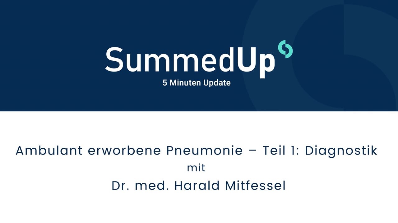 Ambulant erworbene Pneumonie – Diagnostik