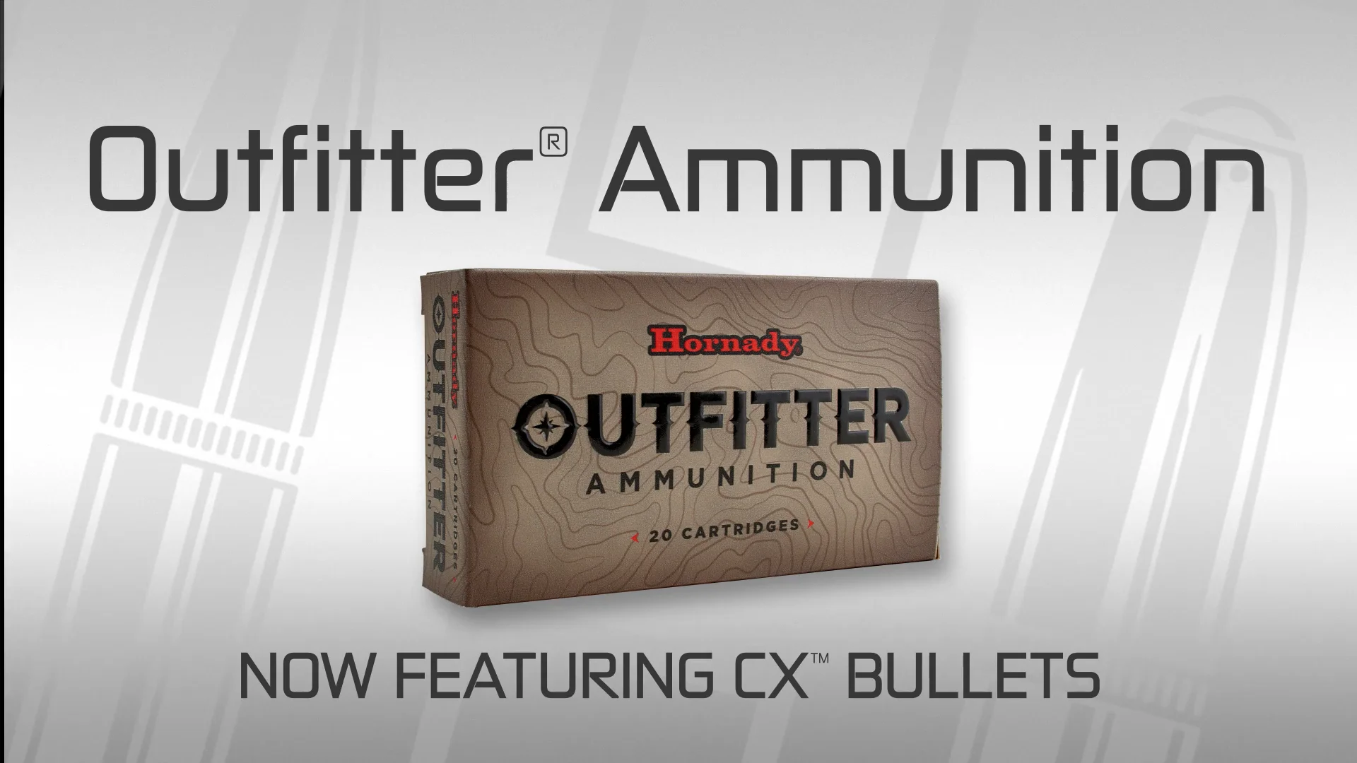 Hornady Outfitter® Ammunition - Now Loaded with CX™ Bullets on Vimeo