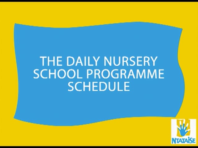 ECD Centre Daily Programme: Schedule
