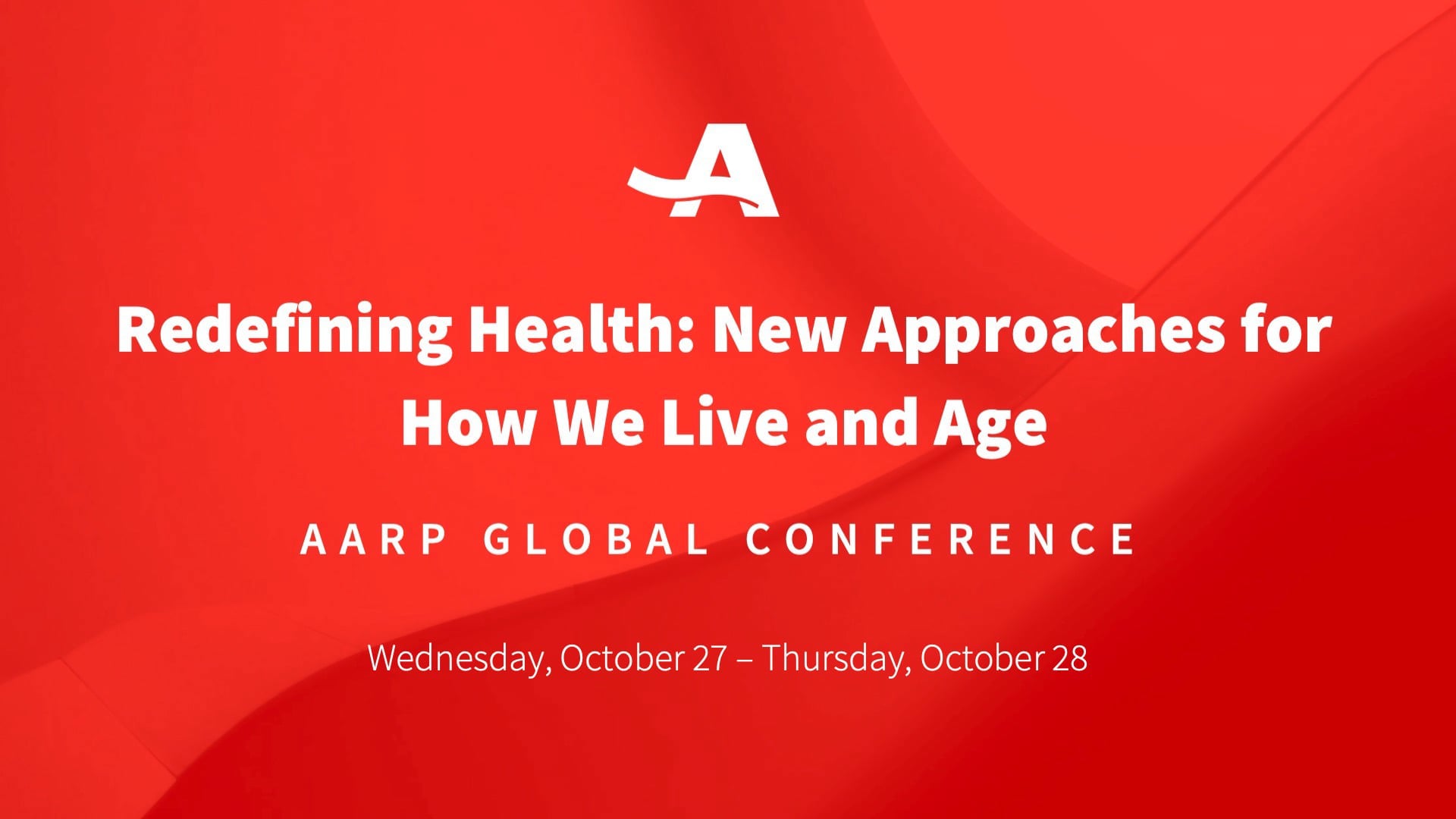 AARP Global Conference on Vimeo