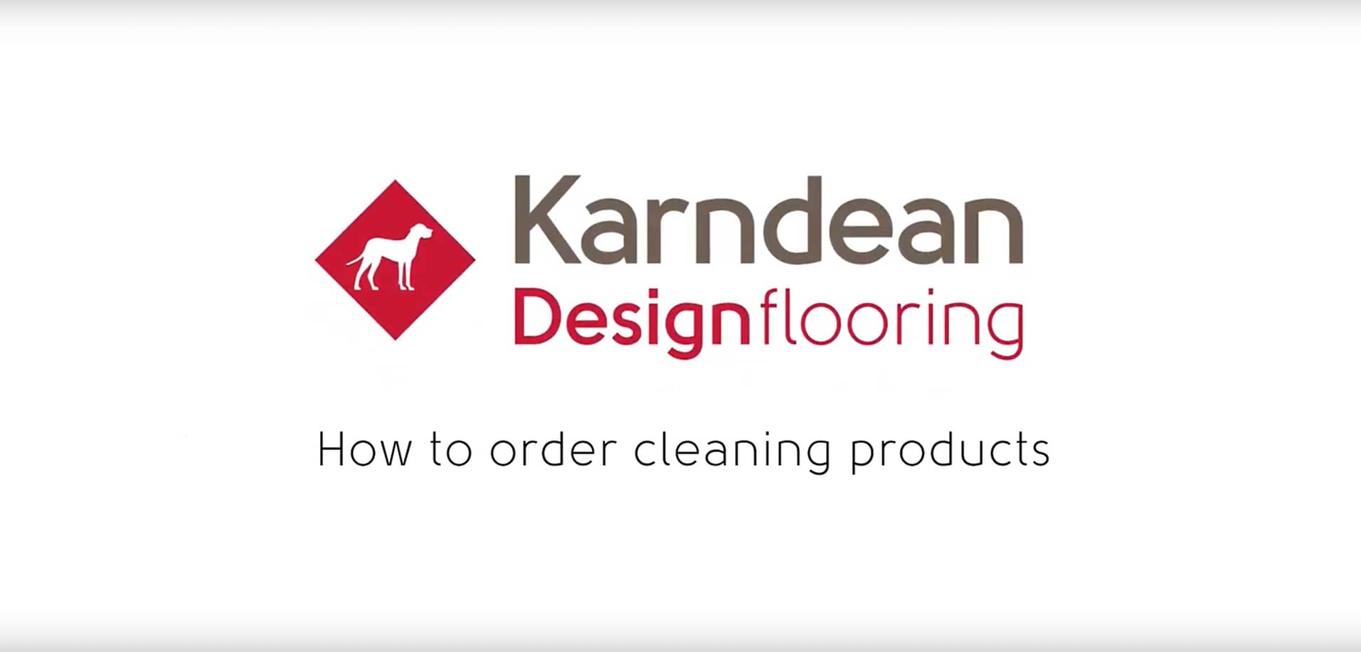 How to order Karndean cleaning products on Vimeo