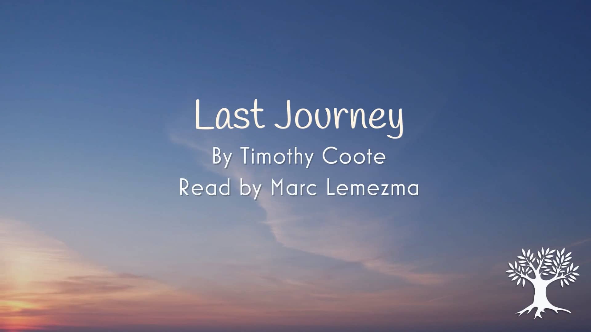 my last journey poem