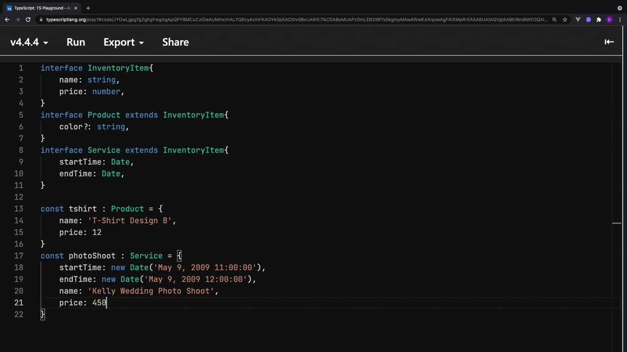 Extend Interfaces From Other Interfaces