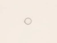 Vintage ring transparante rechthoek