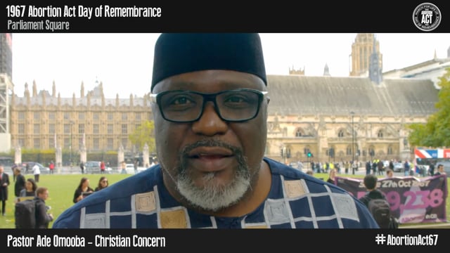 Pastor Ade Omooba – Abortion Act Anniversary
