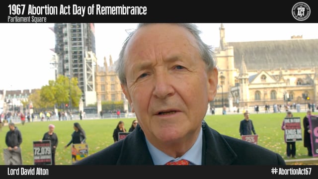 Lord Alton - Anniversary of Abortion Act