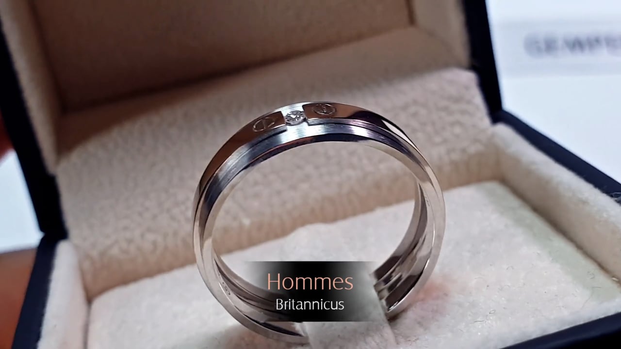 Anello Britannicus - 2 Ori & Diamante | Gemperles