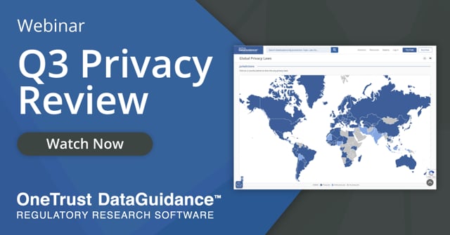 Q3 Privacy Review
