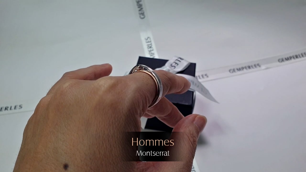 Bague Montserrat - 2 Ors & Diamants | Gemperles