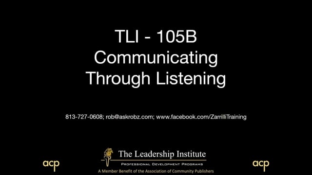 TLI 105 Listening