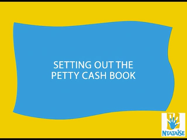 Financial Management: Setting out the Petty Cash Book