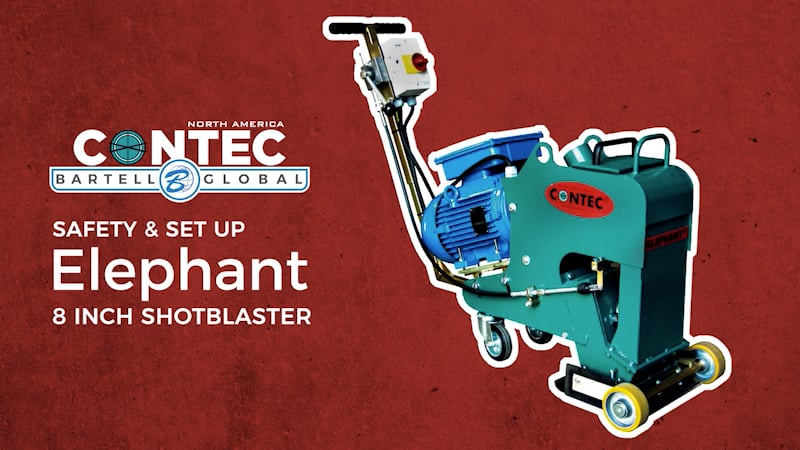 Bartell Global - Elephant Shotblaster – Safety & Set Up on Vimeo