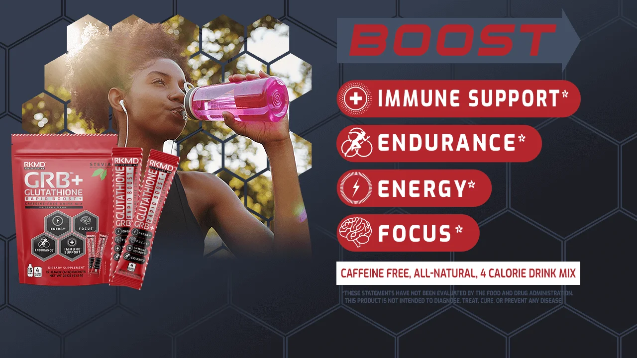 GRB+: Glutathione Rapid Boost Drink Mix | RobKellerMD