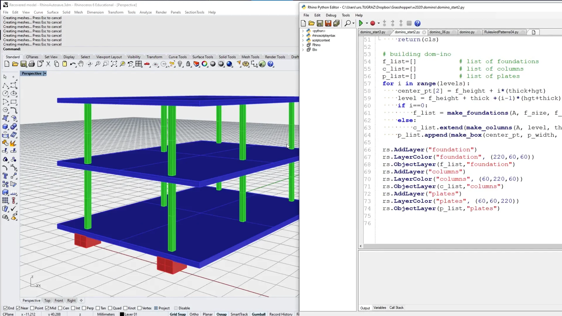 Dm2_Tutorial3_Parametricdomino_Part2 on Vimeo