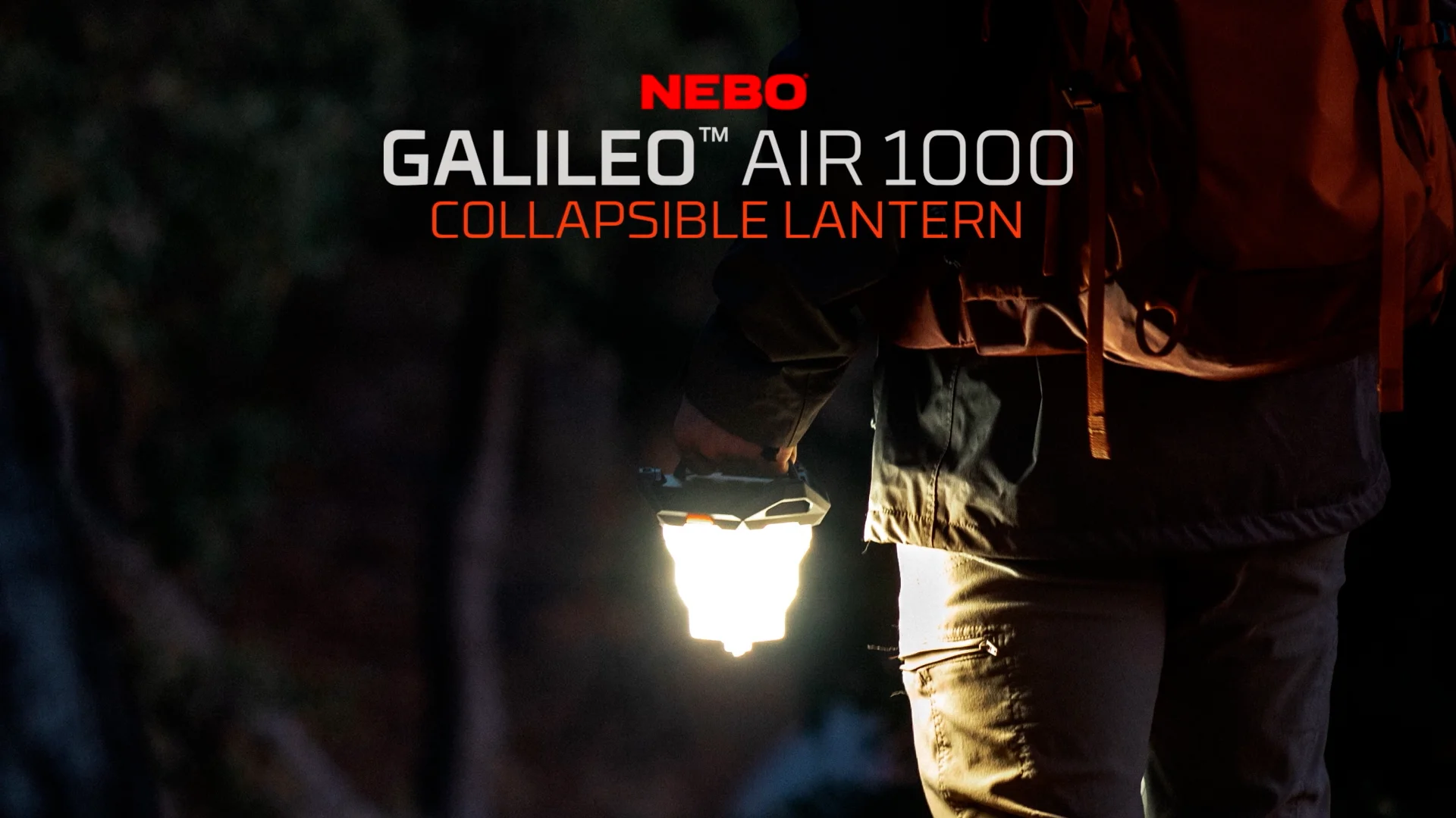 Rechargeable Light – Rechargeable, 1000 Lumens, Collapsible – Also Works As A Power Bank Nebo Galileo Air 1000 Lantern