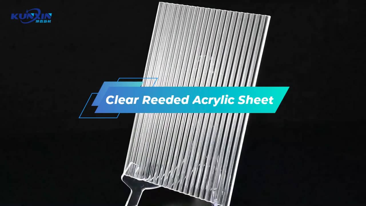 High Quality Clear Reeded Acrylic Sheet JKATW08 on Vimeo