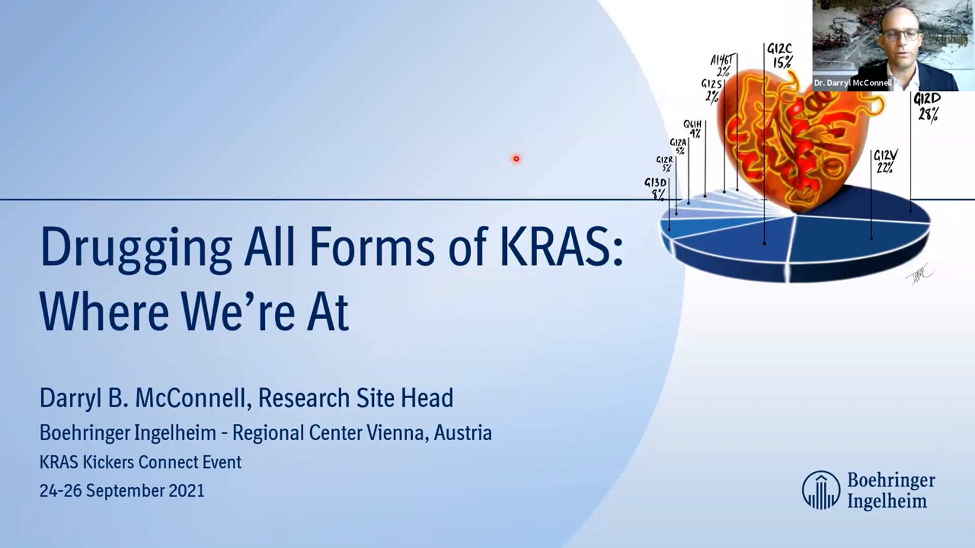 KRAS Kickers Connect:  Drugging All Forms of KRAS: Where We're At, Darryl McConnell, Ph.D., KRAS Kickers Connect, Sept 25, 2021