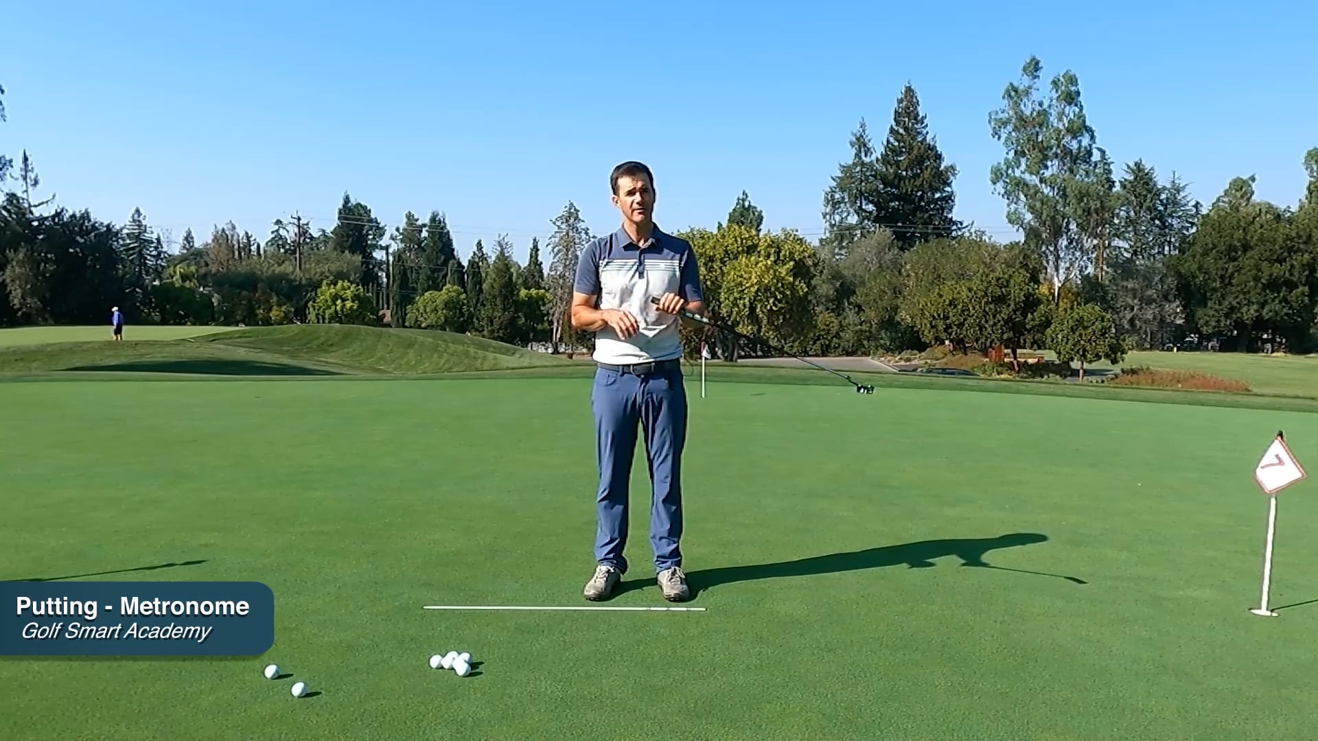 Using a metronome for tempo Putting