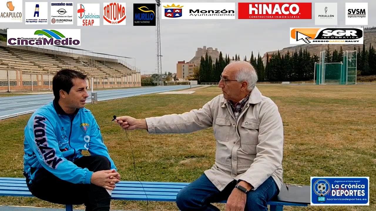 RICHY VERDUGO, COORDINADOR DE LA ESCUELA DE ATLETISMO DE HINACO MONZÓN