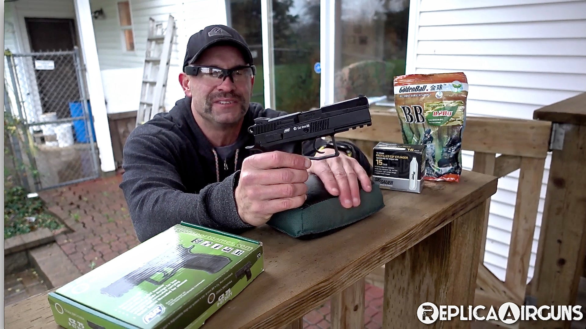ASG CZ 75 P-07 Duty CO2 Airsoft Pistol Shooting Review