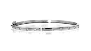 50 ct. t.w. Diamond Bangle Bracelet in Sterling Silver