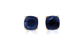 7.75 ct. t.w. Opaque Sapphire Earrings in 14kt Yellow Gold