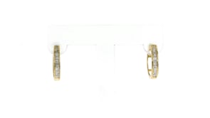 20 ct. t.w. Diamond Huggie Hoop Earrings in 14kt Yellow Gold