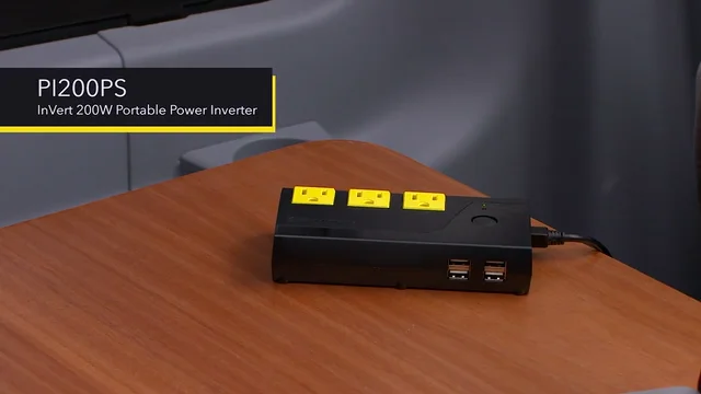 InVert 200 | 200W DC to AC Portable Power Inverter | Scosche