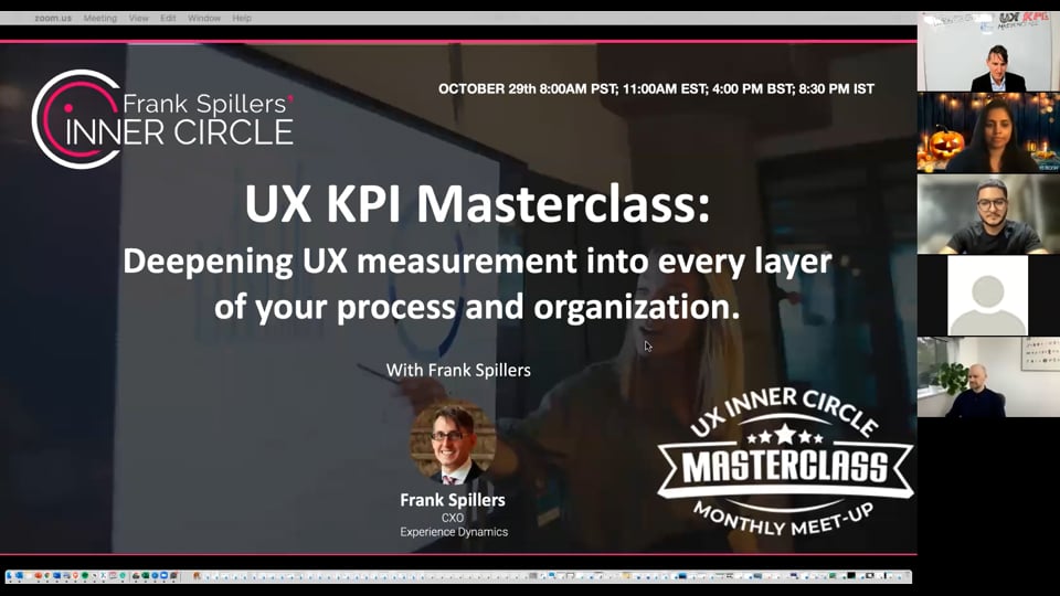 UX KPI Masterclass- Deepening UX measurement into every layer of your process and organization.