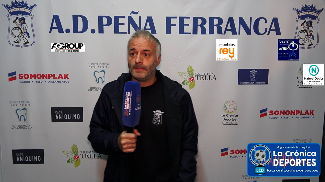 LA PREVIA / P. Ferranca Tella - Zaragoza 2014 / ALBERT MARTÍNEZ (Entrenador Ferranca) Jornada 8 / Preferente - Gr 1