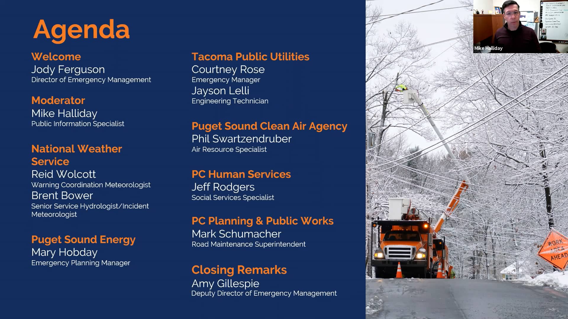 Pierce County Winter Weather Seminar on Vimeo