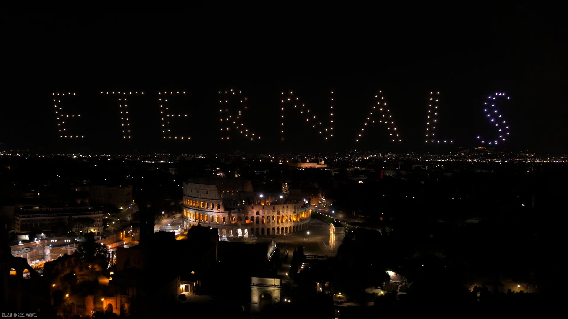 Eternals: drones over Roma