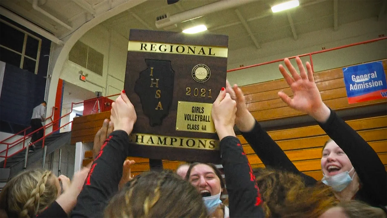 Girls Volleyball 4A Regional Final Plainfield Central vs. Benet Academy ...