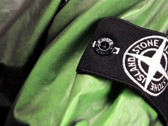 stone island's thermal-reactive ice jacket slowly changes its