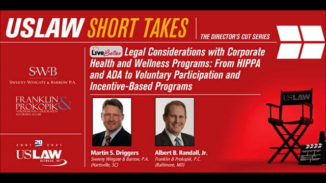 Legal Considerations with Corporate Health and Wellness Programs Video