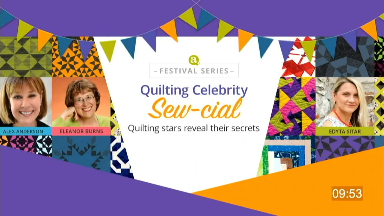 Festival Series Quilting Celebrity SewCial on Vimeo