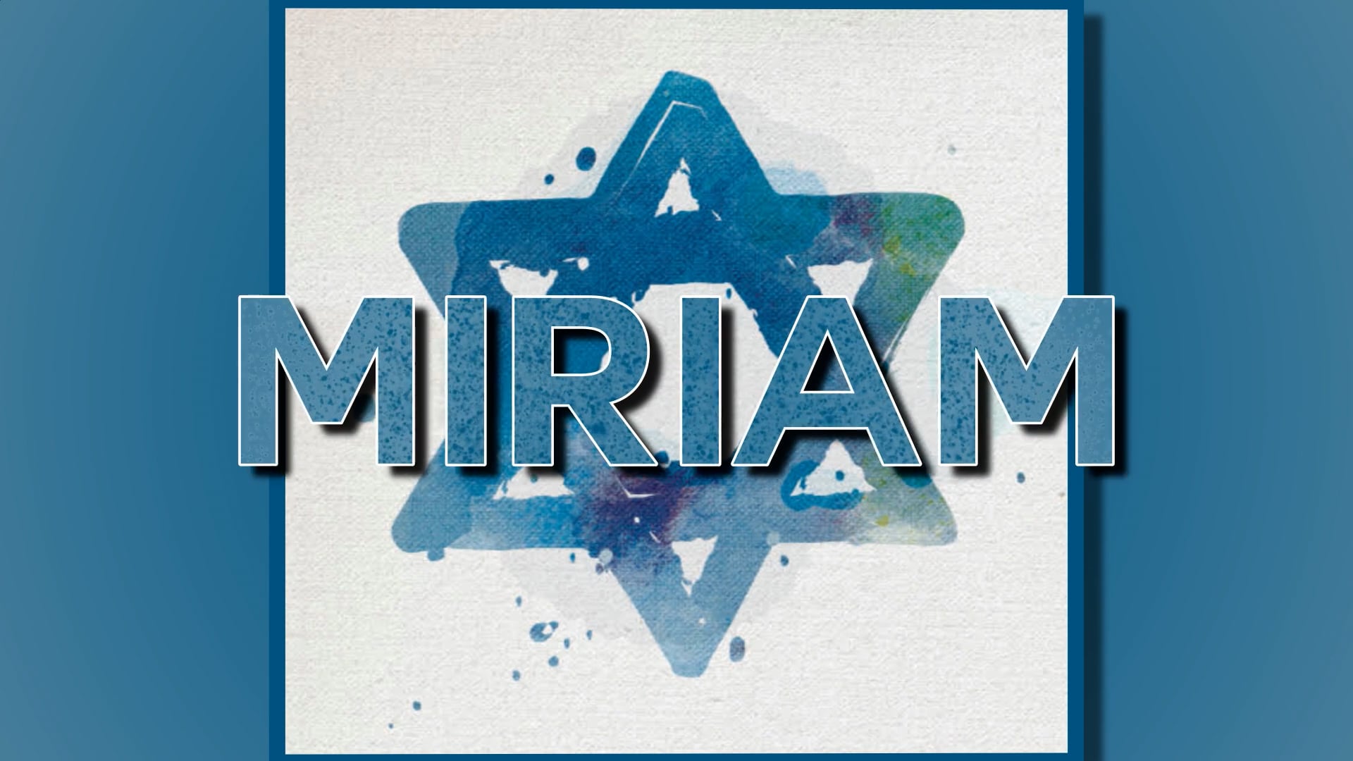Miriam's Bat Mitavah Montage
