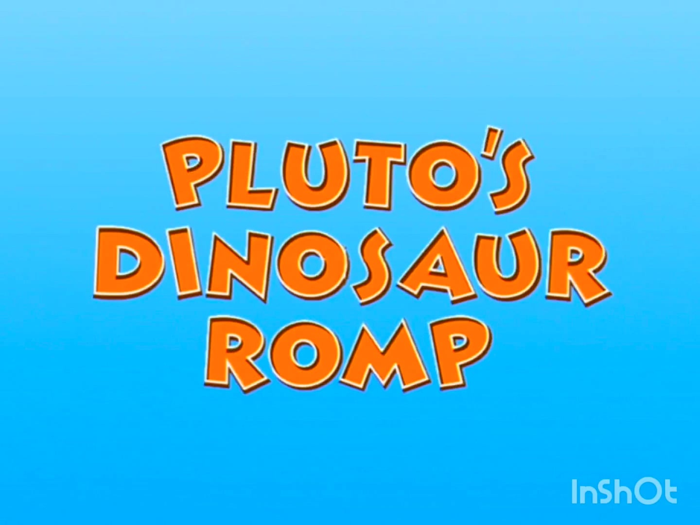 Pluto's Dinosaur Romp on Vimeo
