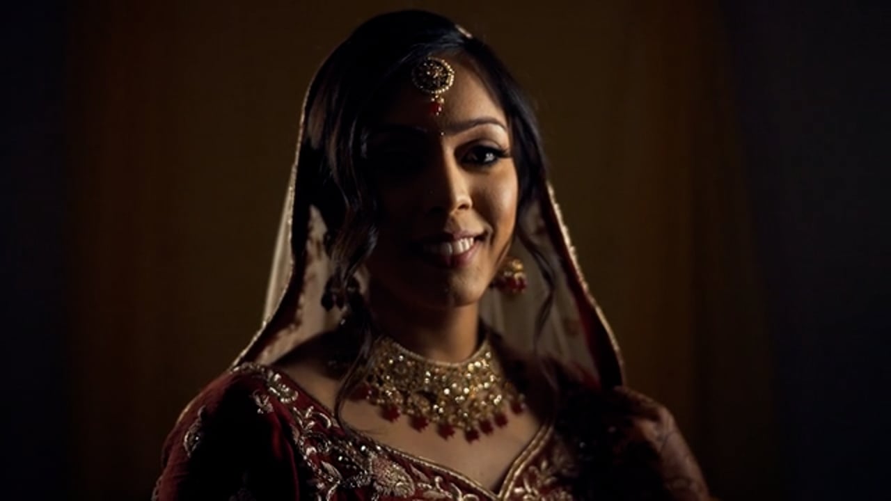 Still from Pooja & Tarun next day edit by Happy Soul Films, Toronto wedding videographers