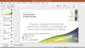 El uso del video para la difusión del conocimiento científico en estudiantes de Ciencias de la Comunicación en México